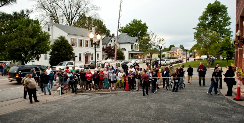 Coleman Trial onlookers