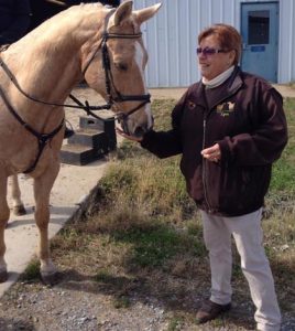 Lynn Hohn has been an equestrian most of her life. She lost her vision permanently in April and is now learning how to ride with her new physical handicap. (submitted photo)