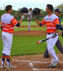 Waterloo's Tyler McAlister and Jordan McFarland