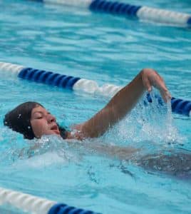 Richie Verbeke was one of the top swimmers this season for the conference-winning Columbia Hurricanes. (John Hooser photo)