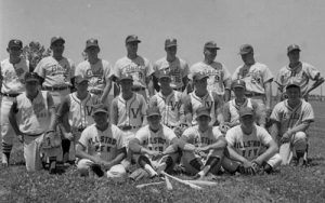 Pictured is the 1969 Monroe Division All-Star Team, which included such members as Vern Moehrs, Dick Dillinger, Kenny Gonzales, Carl Braun, Tony Musso and Lon Fulte from the Waterloo Buds; Kenny Rahn, Terry Hoffmann, Ron Rohlfing, Mike Degener and Roger Hoffmann from the Valmeyer Lakers; Syl Mueth, Kent Muscroft and Mike Toenjes from the Millstadt VFW and Harold Mathews from Columbia. (archive photo)