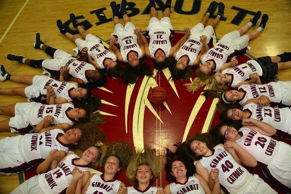 The 2016 Gibault Catholic High School girls basketball team.