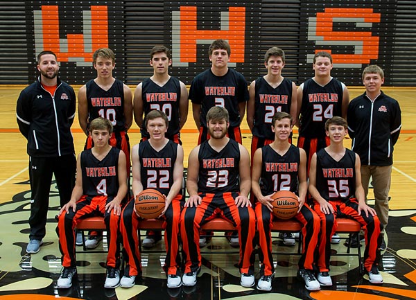 The 2016 Waterloo High School boys basketball team.