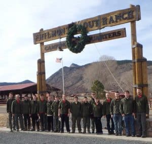 Ten scouts and six adults of Boy Scout Troop 323 in Waterloo traveled to Philmont Scout Ranch in Cimarron, N.M., over Christmas break. (submitted photo)