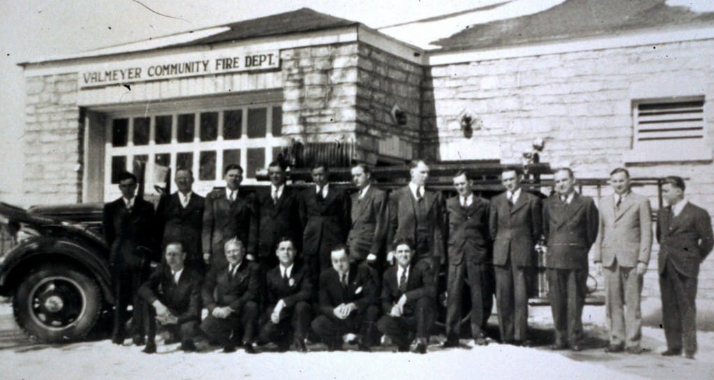 first valmeyer fire truck 1938 FRONT