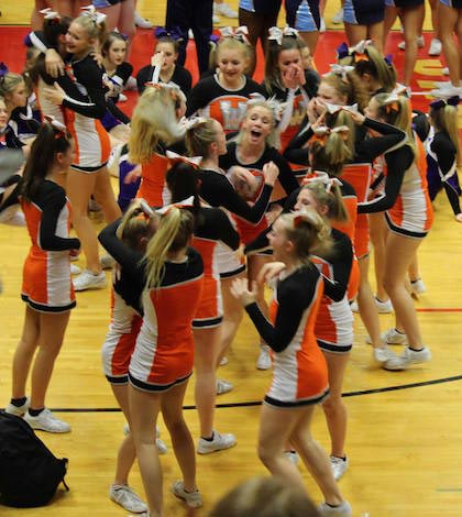 WHS cheerleaders win sectional; CHS takes third