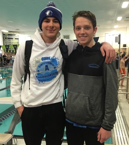 Two local swimmers make state