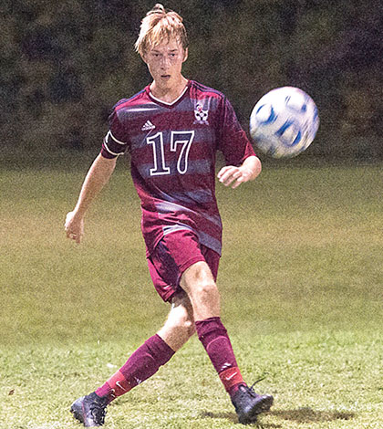 Gibault senior Logan Doerr leads the Hawks with 20 goals and 14 assists. (Alan Dooley photo)