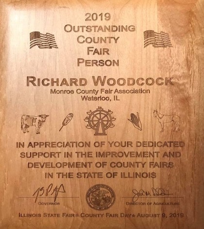 Woodcock receives state honor