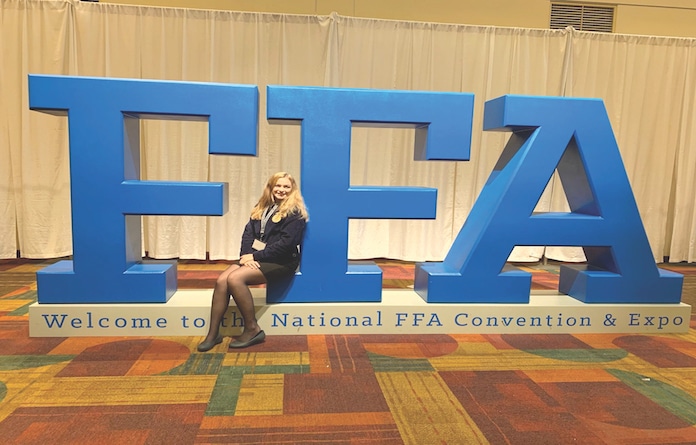 Valmeyer FFA student competes in national contest