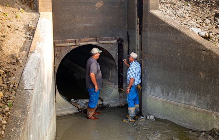 Aging levee near Fults needs repairs