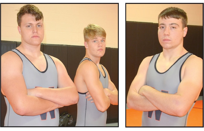 WHS wrestling trio ranked in state