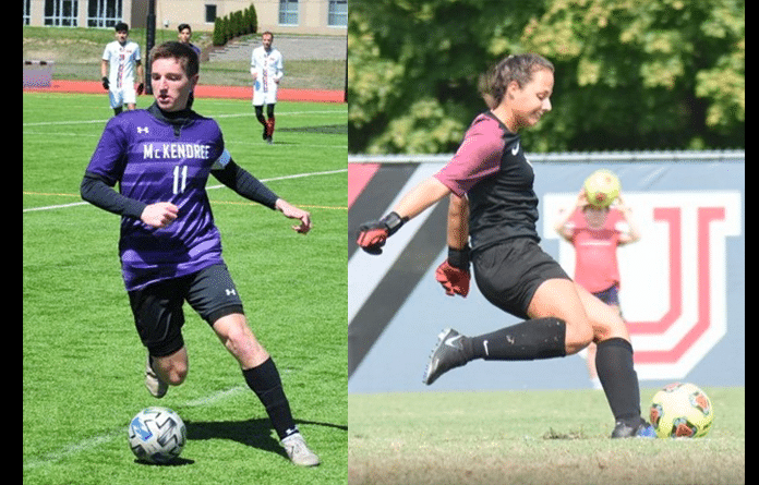 Local soccer talent on display in college