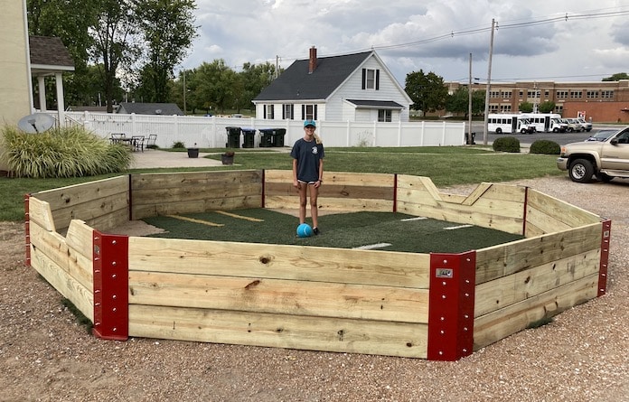 Girl Scout project brings gaga ball to church