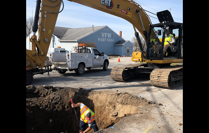 new water tower work