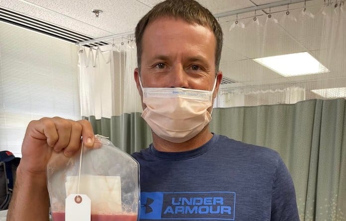 Stem cell donor happy to help out