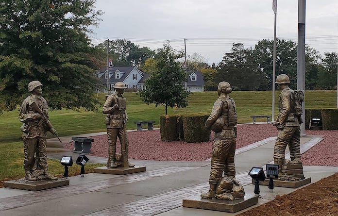 New statues honor local veterans