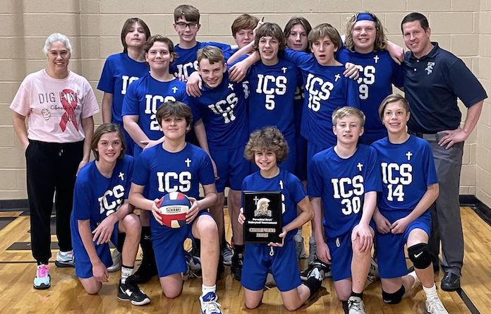 ICS 8th grade boys volleyball | Team of the Week