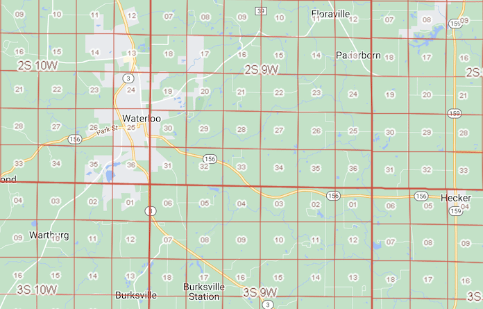 townships and ranges waterloo