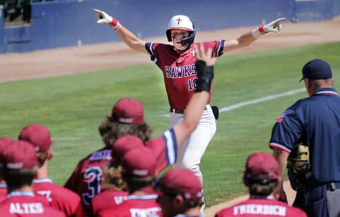 Gibault's Hudson Blank During The IHSA Semifinal Game Between Waterloo (Gibault Catholic) and Goreville.