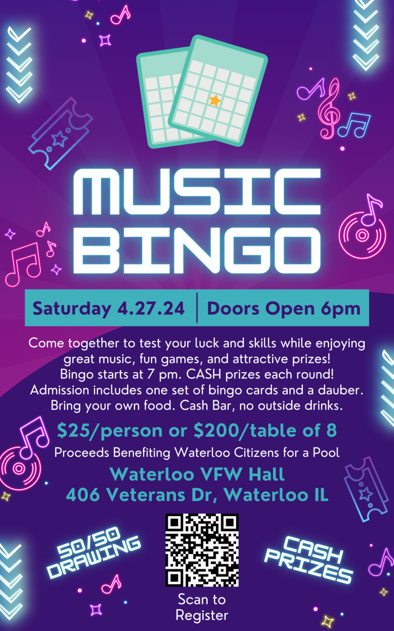 WCP Bingo Night 2024 Flyer