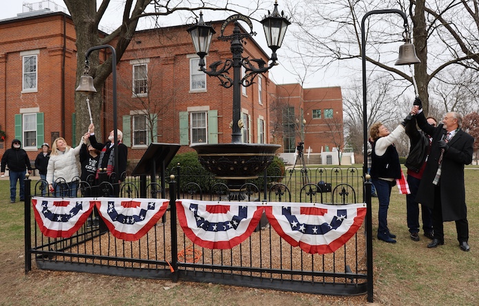 Ringing bells courthouse