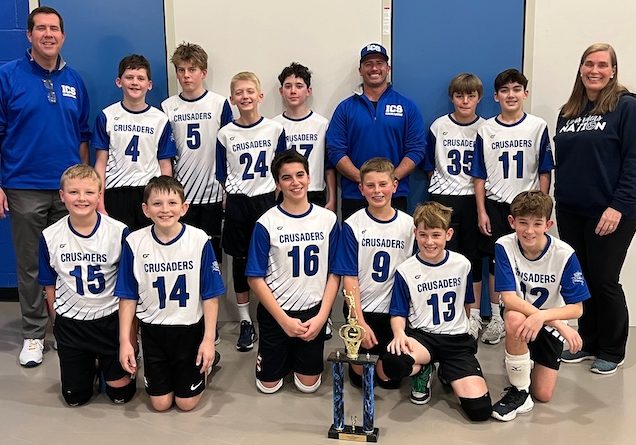 ICS boys volleyball 6th grade tourney pic